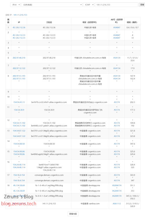 TraceRoute查询 专业精准的IP库服务商 IPIP